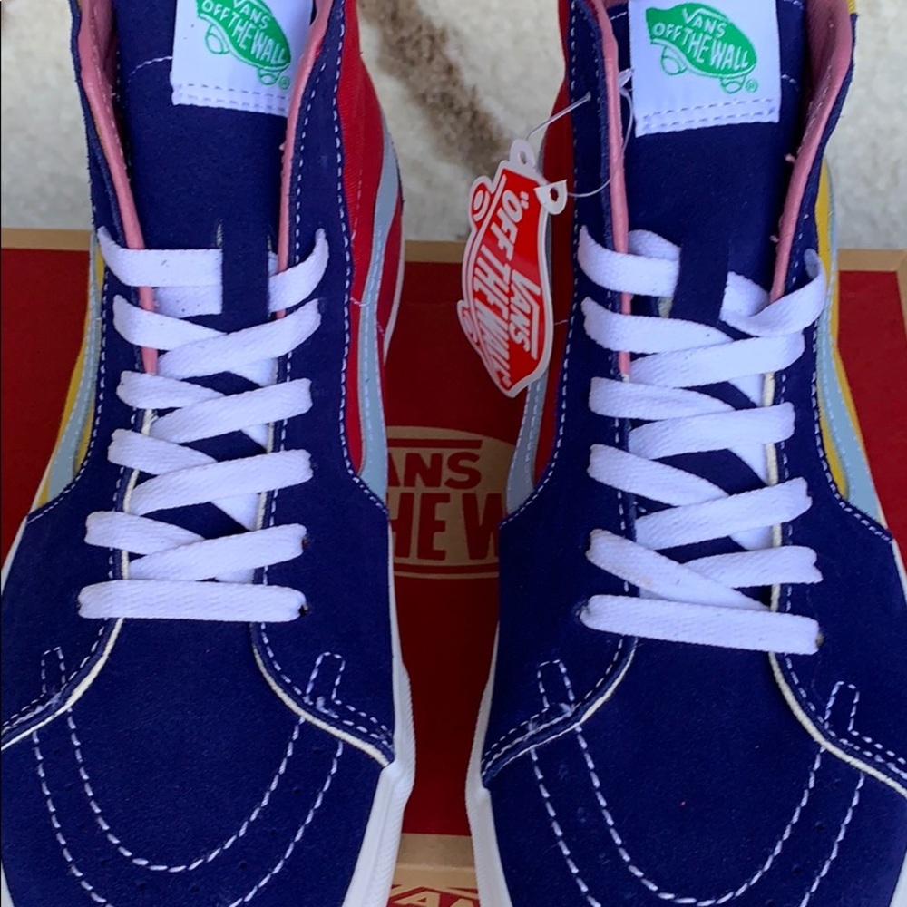 VANS Sk8-Hi SUNSHINE Multi/True White men’s - Picture 7 of 16